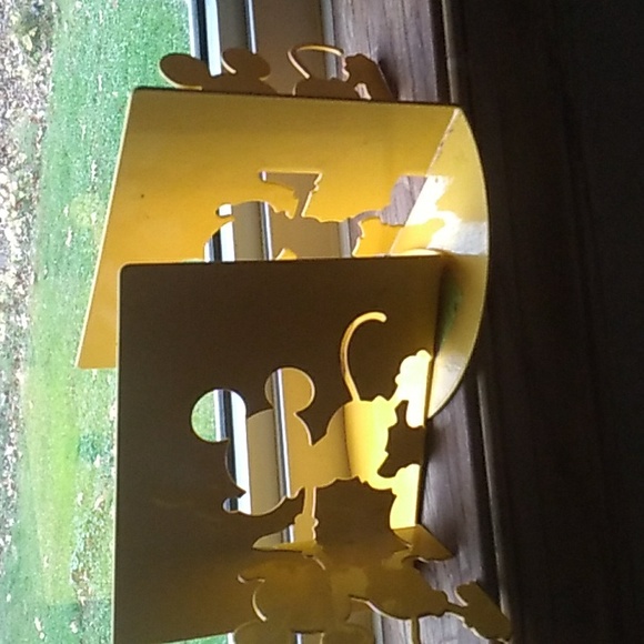 πͺ DISNEY MICHAEL GRAVES MICKEY MOUSE METAL BOOK ENDS - Picture 5 of 16